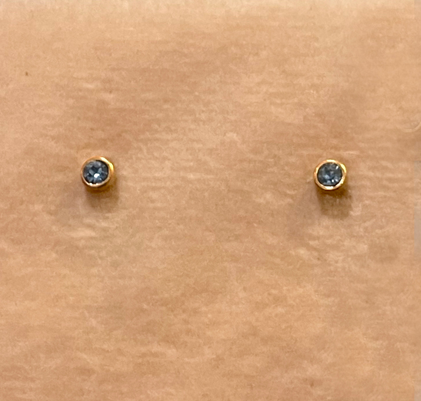 Blue Zircon Mini Studs