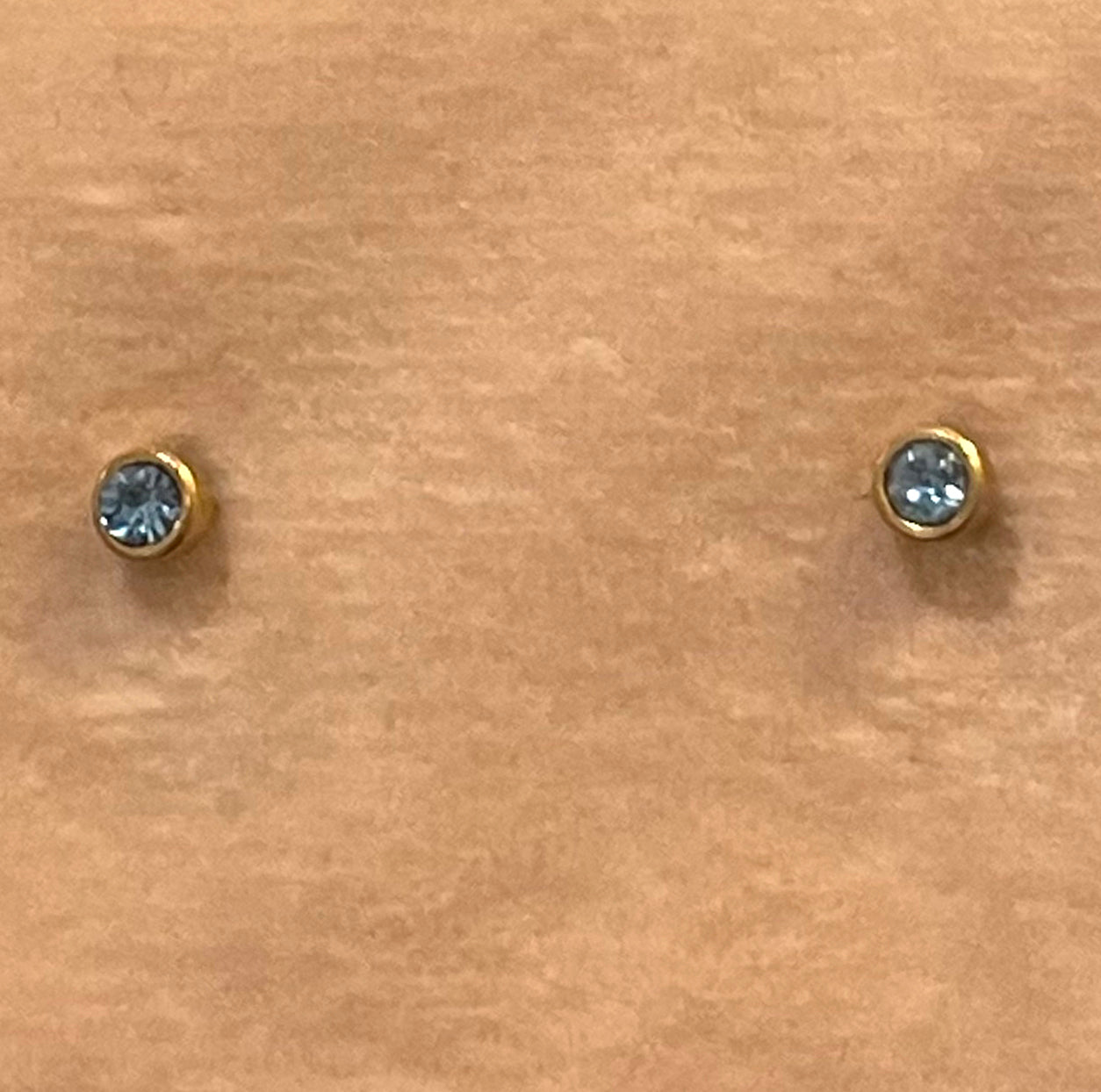 Blue Zircon Mini Studs