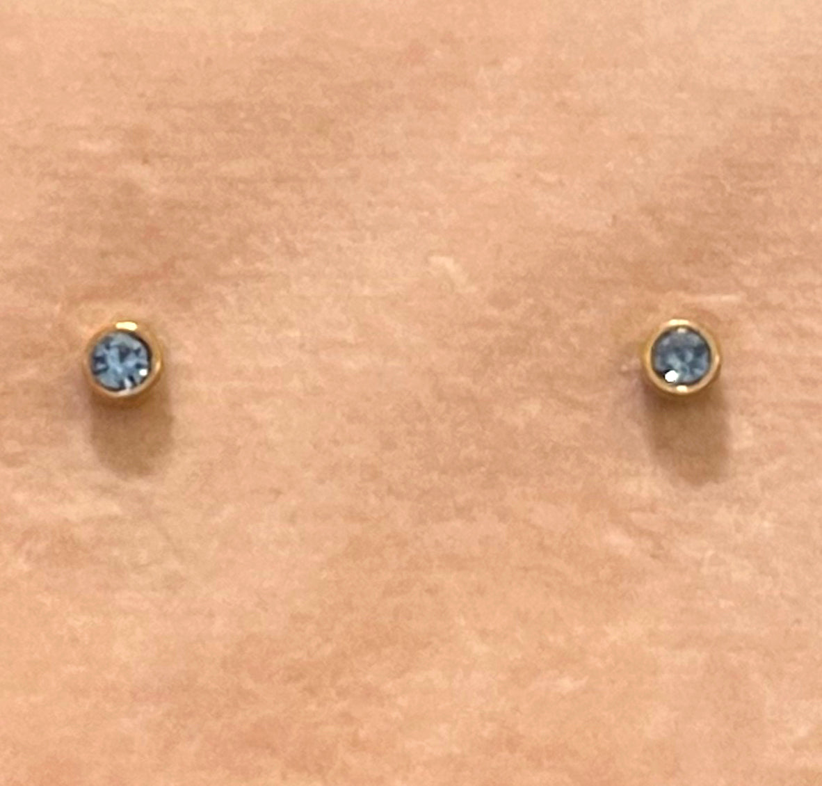 Blue Zircon Mini Studs