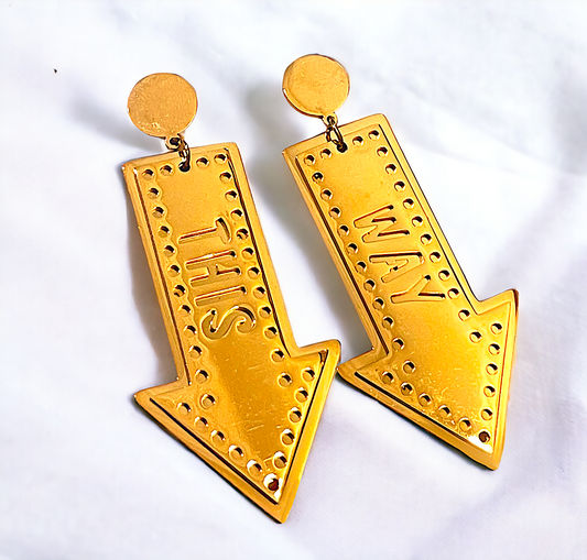 This Way Drop Earrings