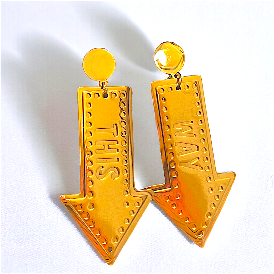 This Way Drop Earrings