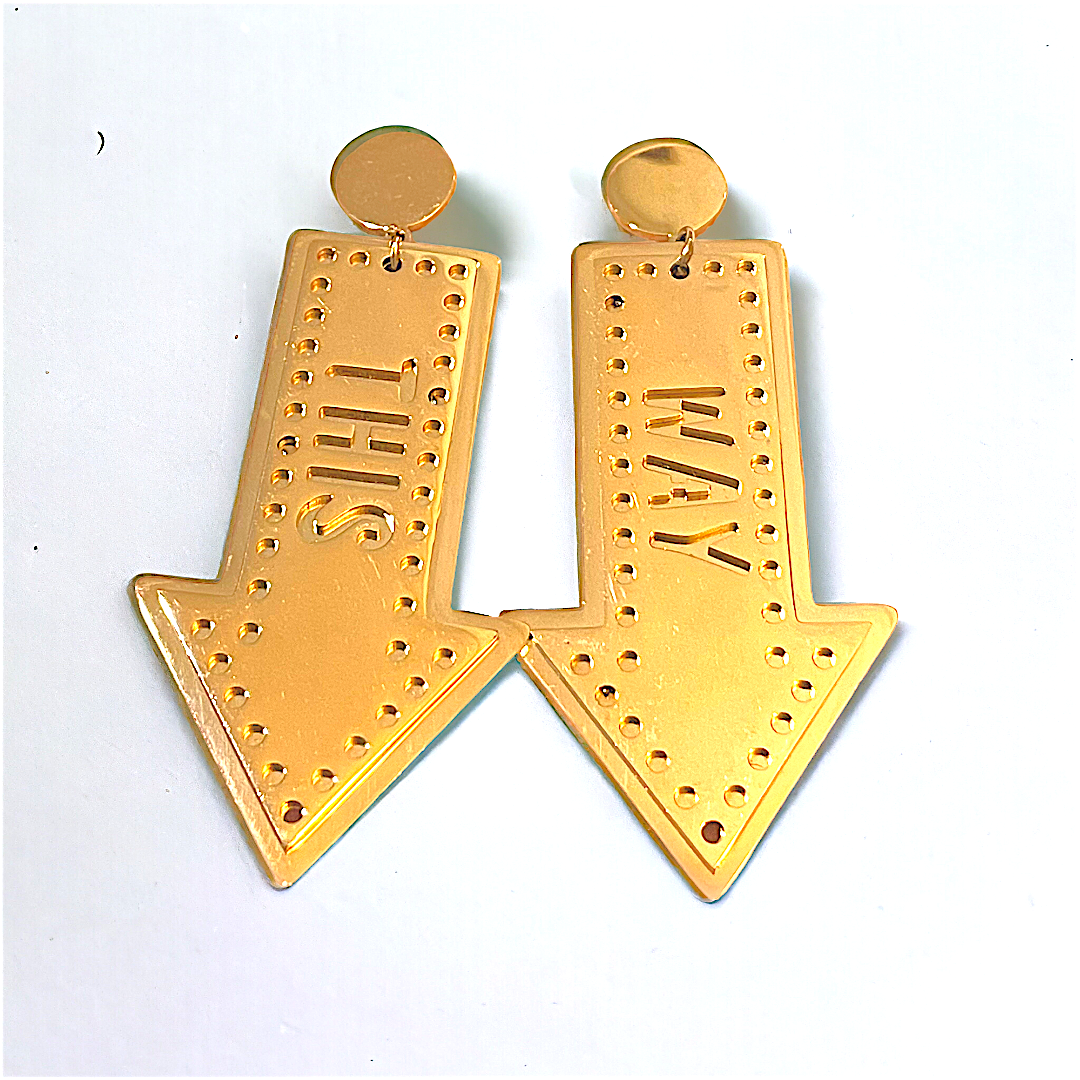 This Way Drop Earrings