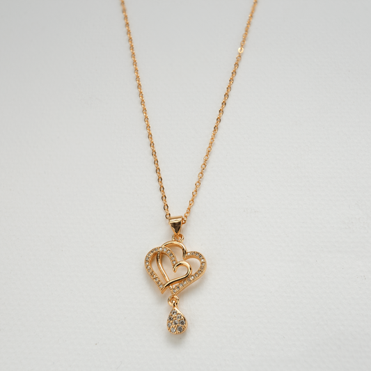 Golden Hearts Necklace