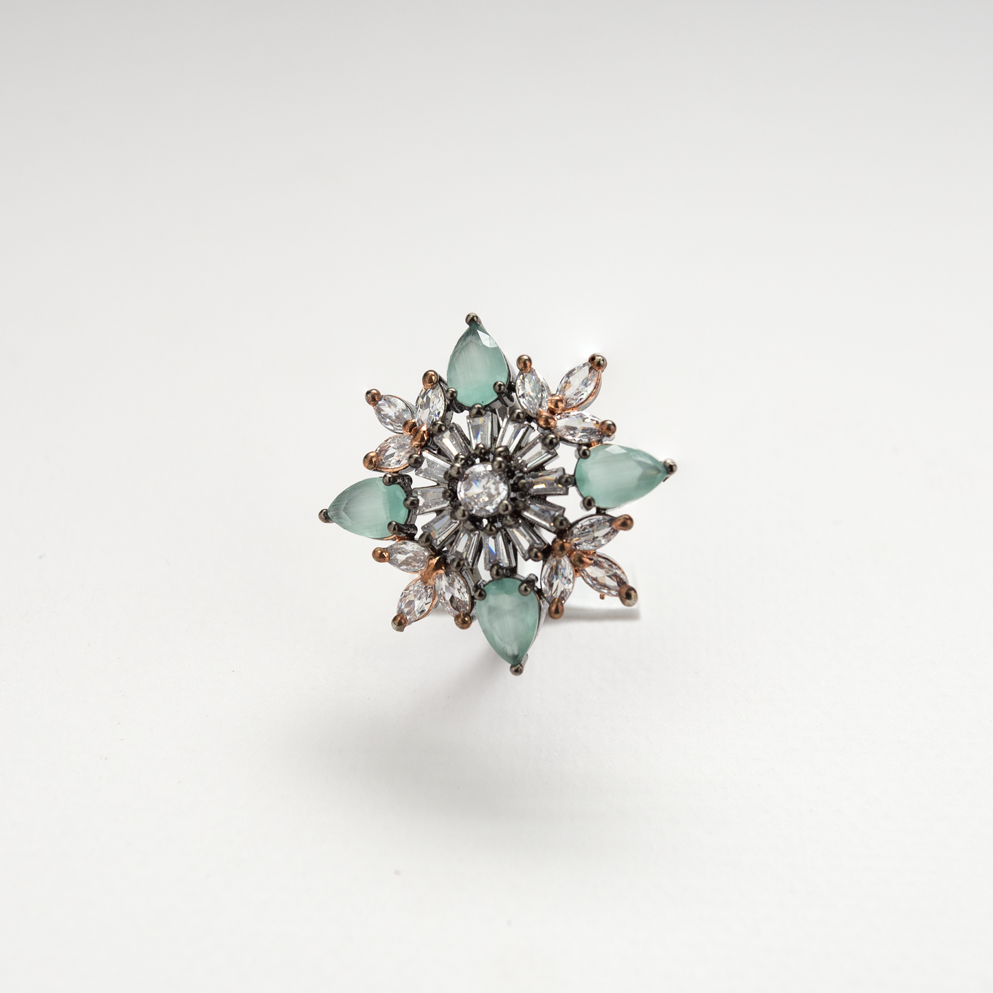 Cambodian Blue Zicron Ring