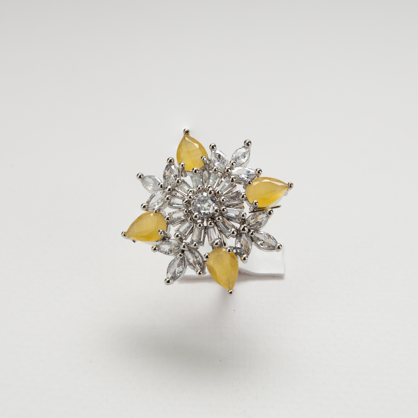 Cambodian Yellow Zicron Ring