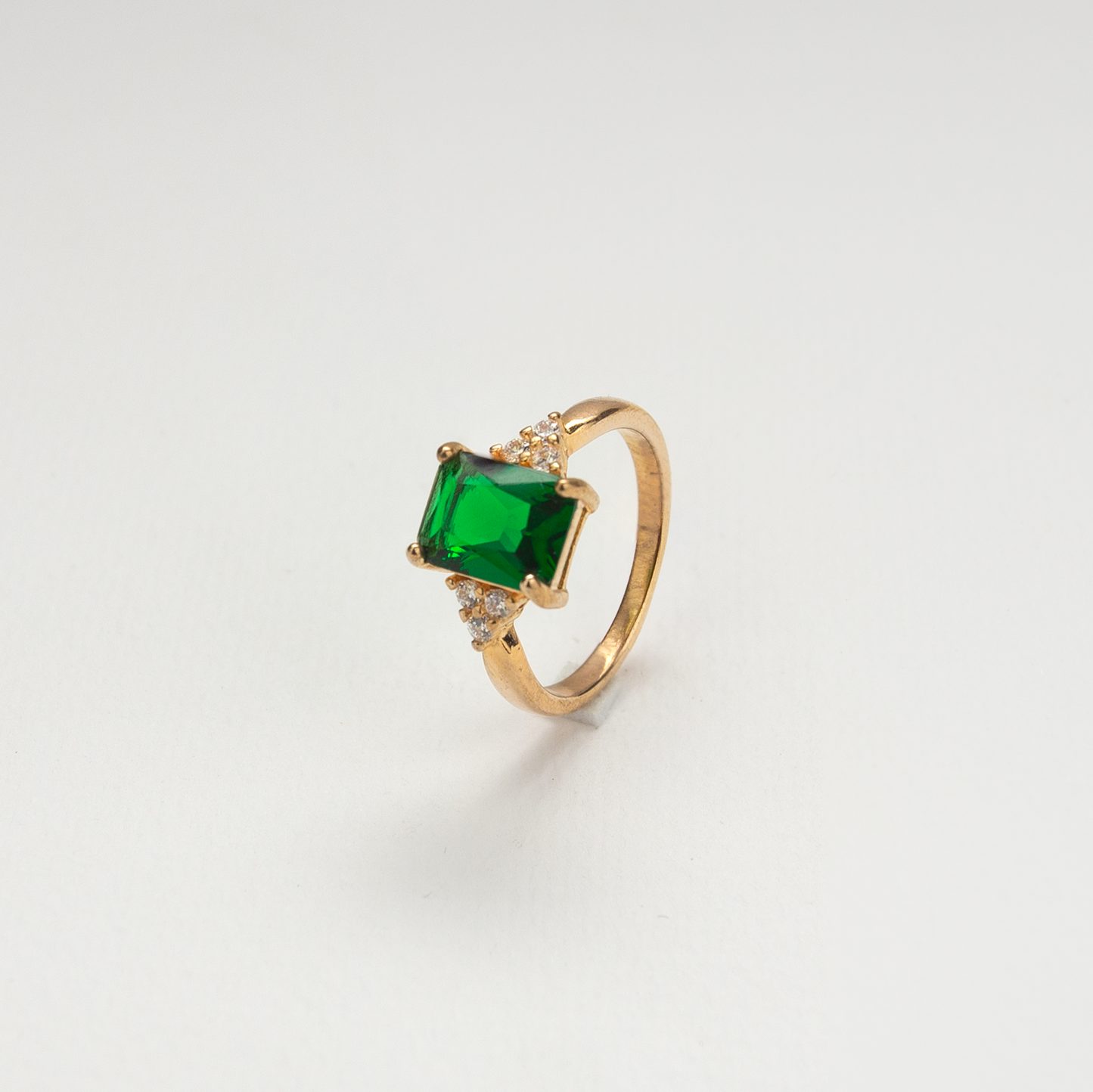 Simulated Emerald Ring