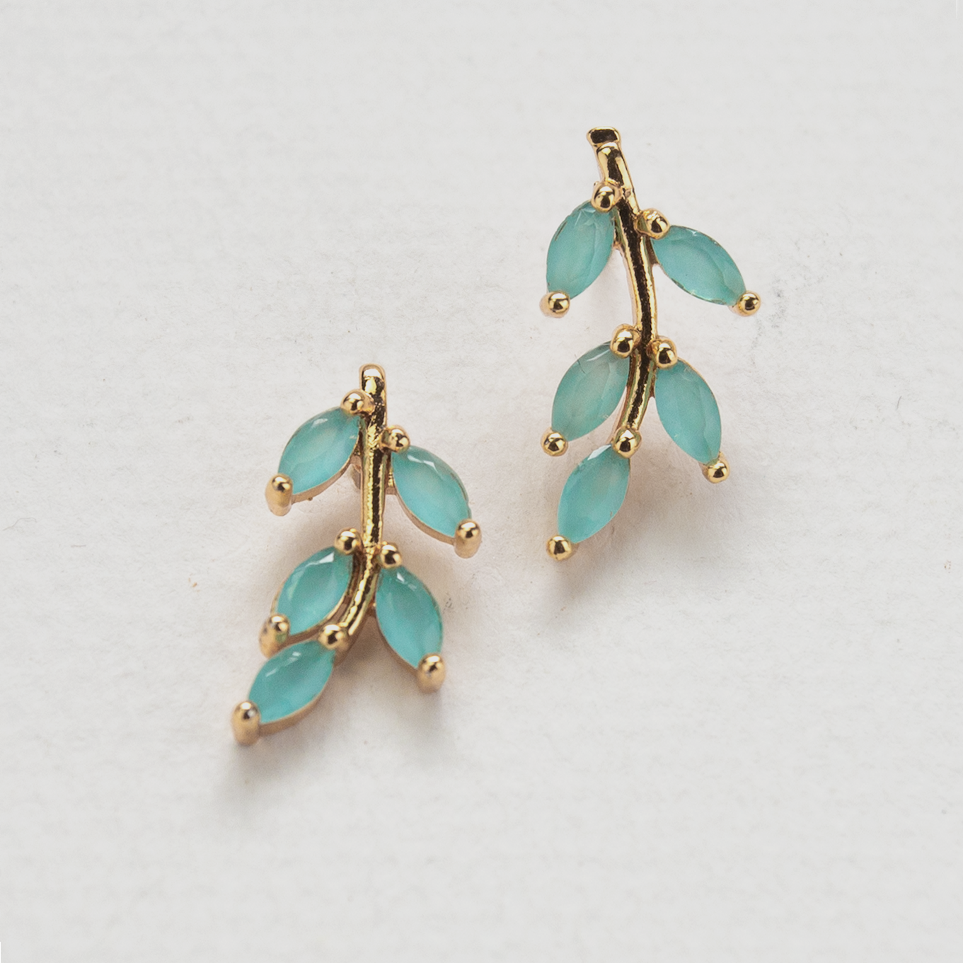 Turquoise Stem Earrings