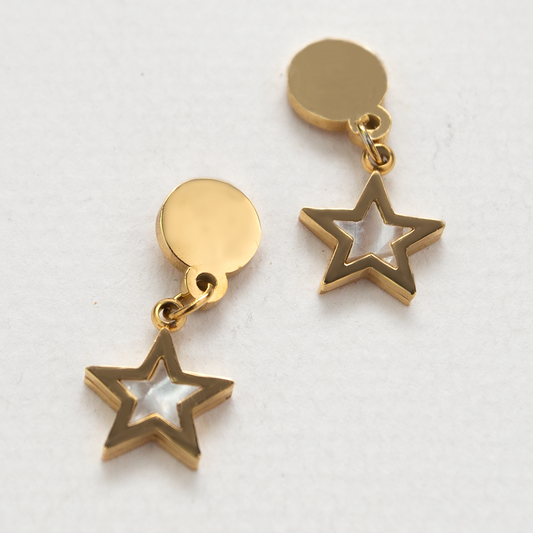 Star Drop Earrings