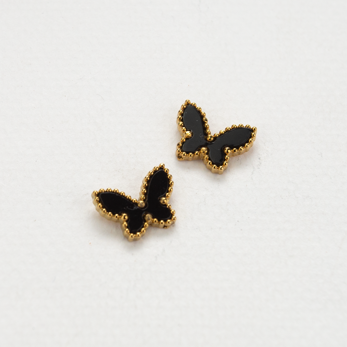 Black Butterfly Studs