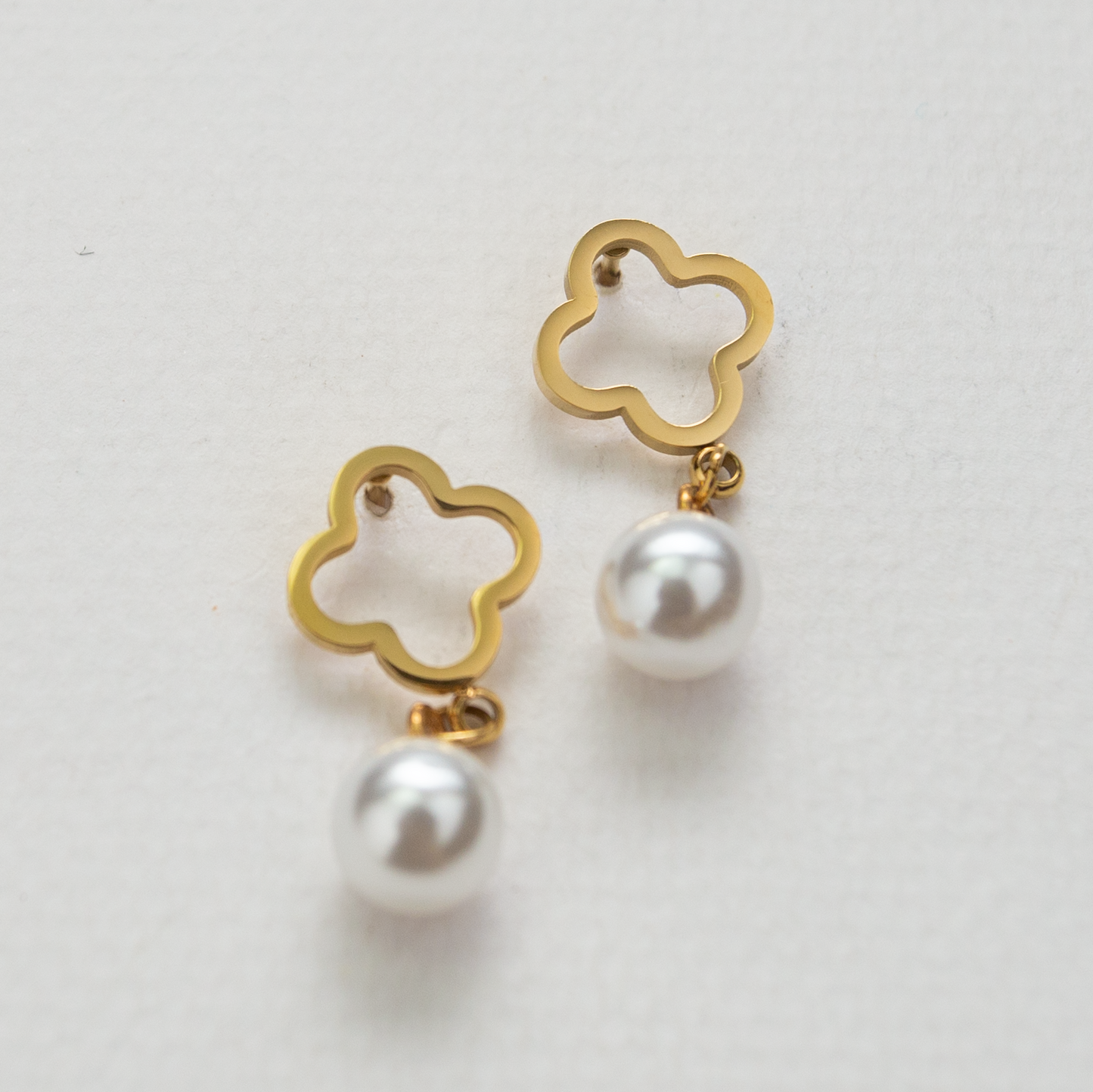 VC Pearl Drop Earrings