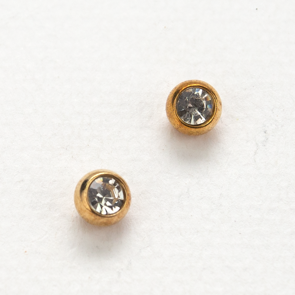 Blue Zircon Mini Studs