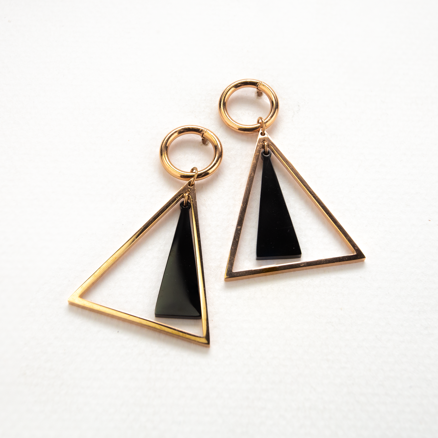 Triangle Dangle Earrings