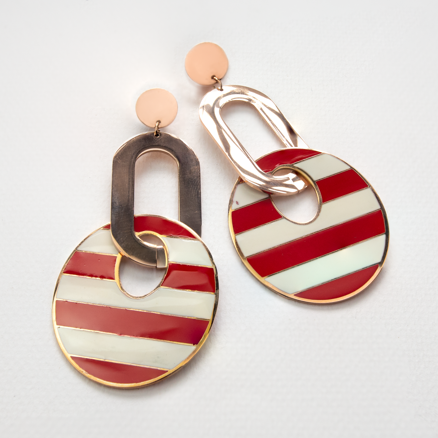 Red White Fete Earrings