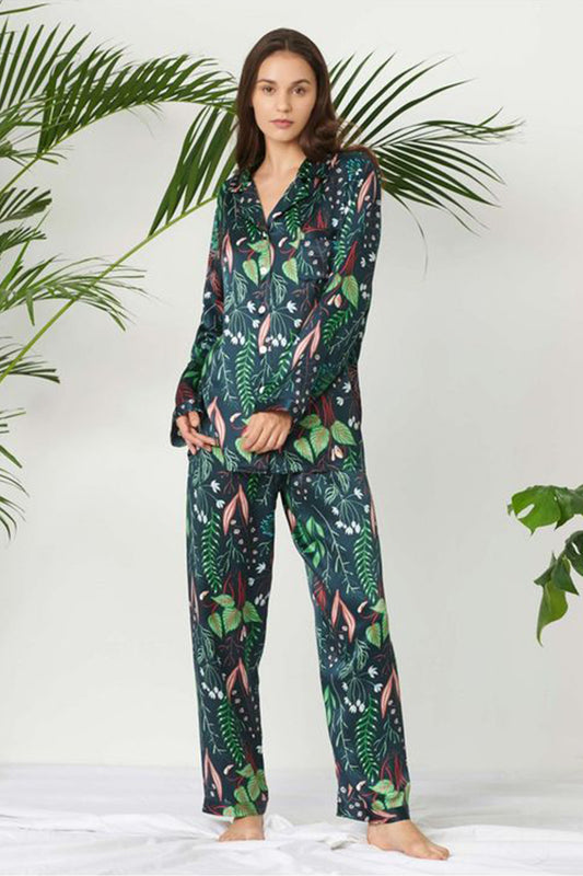 g&g Fashion Forward Nightwear Satin Pajama set COMFORTABLE and BREATHABLE Women pJ Set