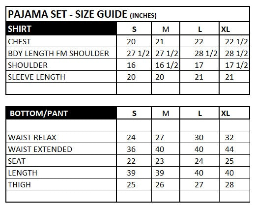 g&g - Red Iron-Ezee PJ Set