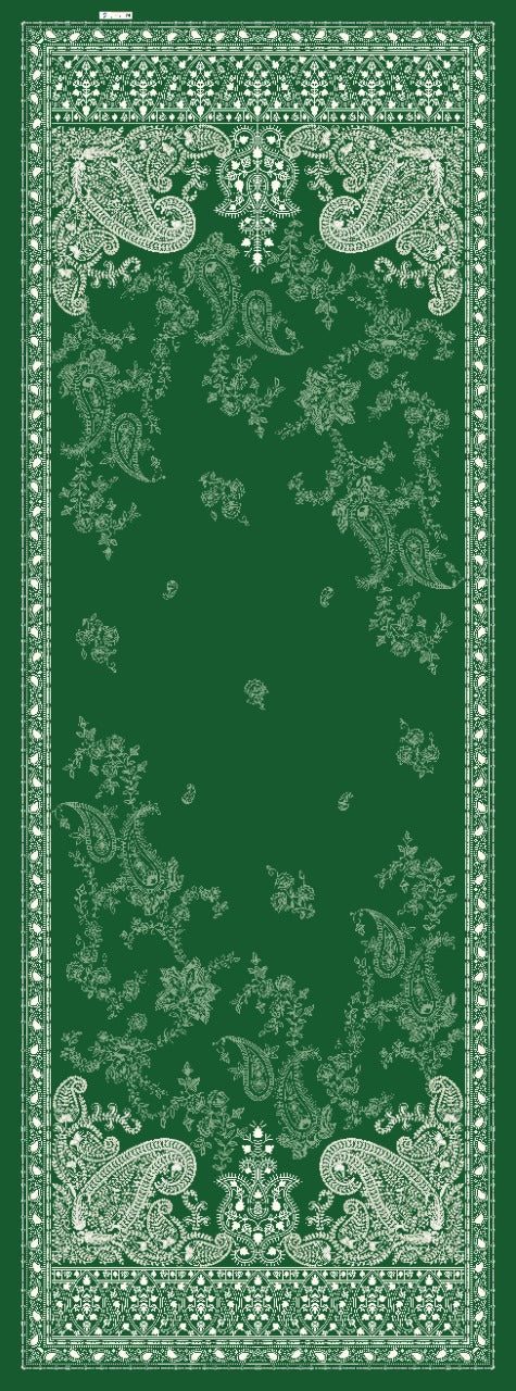 GREEN PRINTED STOLE