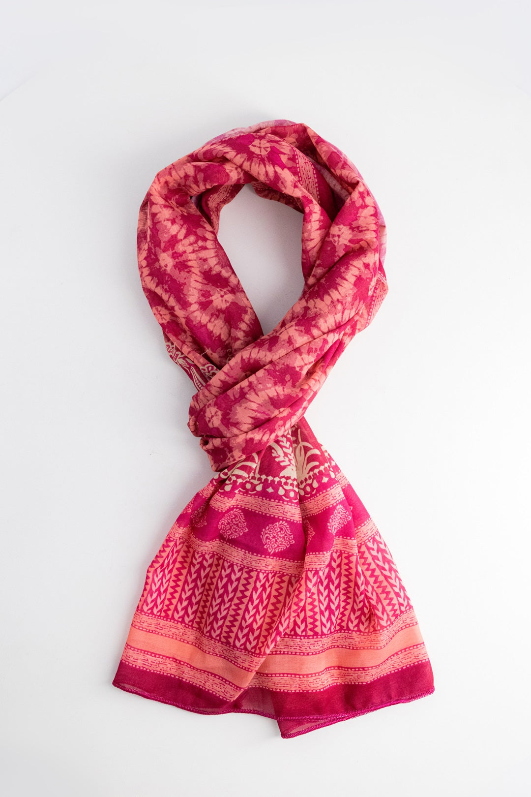 RED PRINTED STOLE