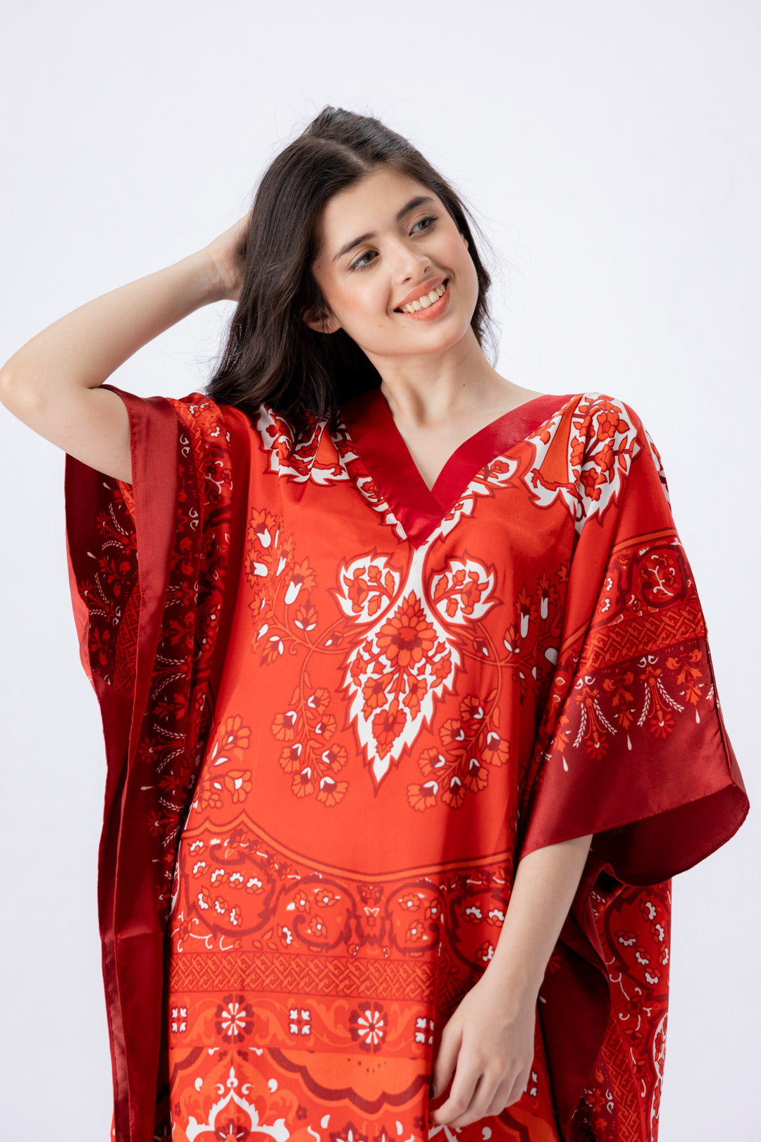 g&g - Red Printed Kaftan