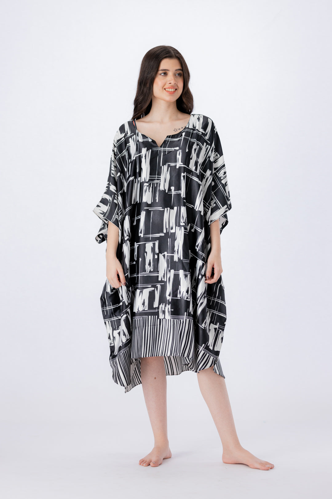 g&g - Stripe Printed Kaftan