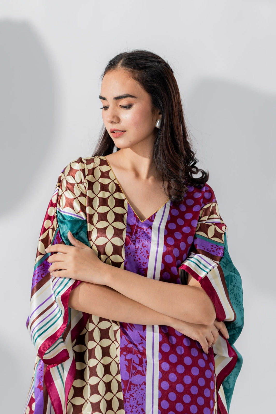 g&g - Printed Long Kaftan