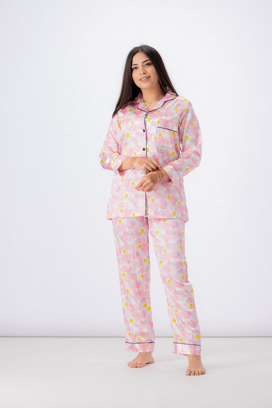 g&g - Women's Short-sleeve Silk PJ Set