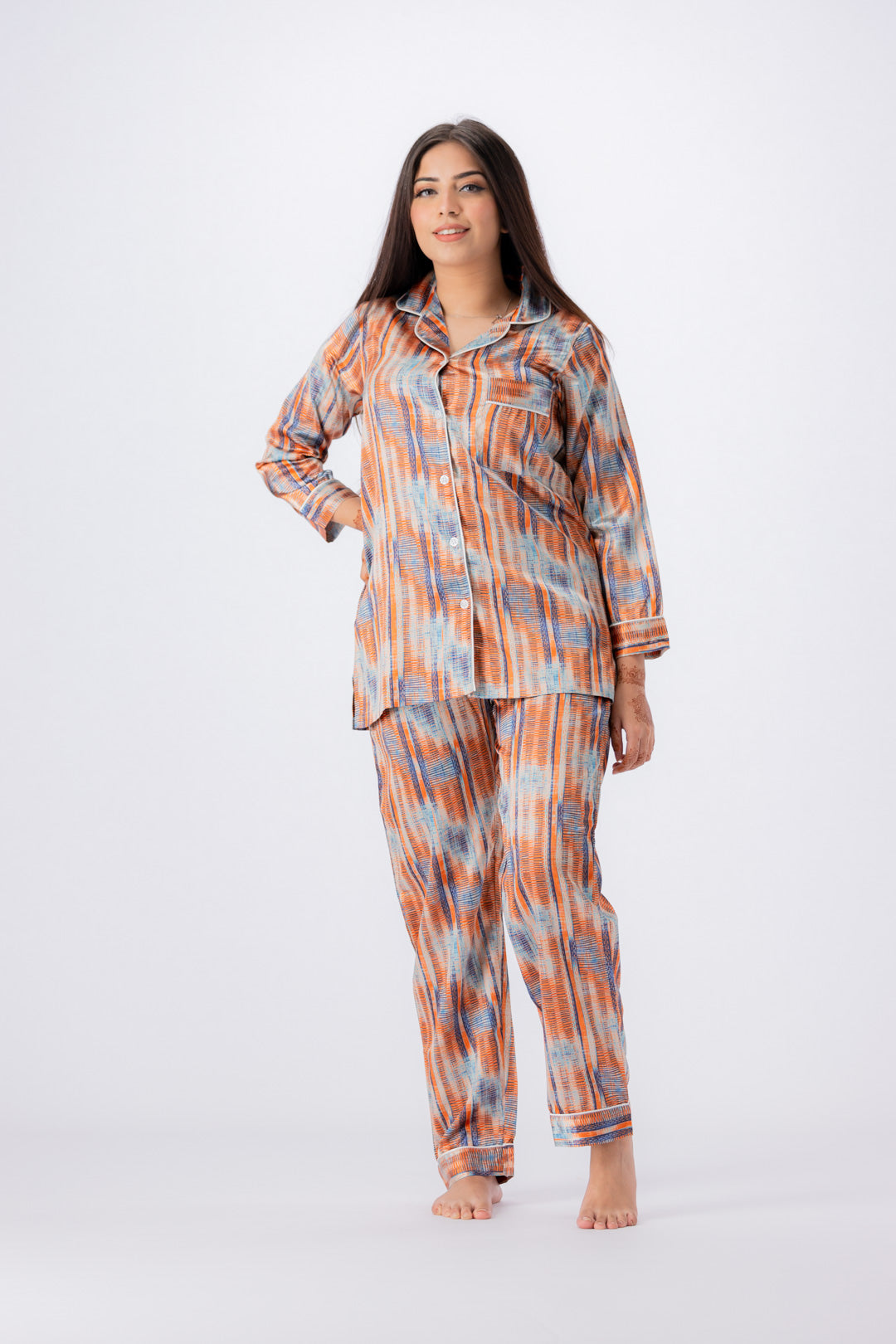 g&g - Women's Short-sleeve Silk PJ Set