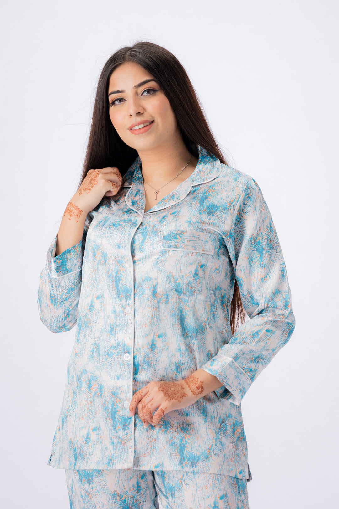 g&g - Women's Short-sleeve Silk PJ Set