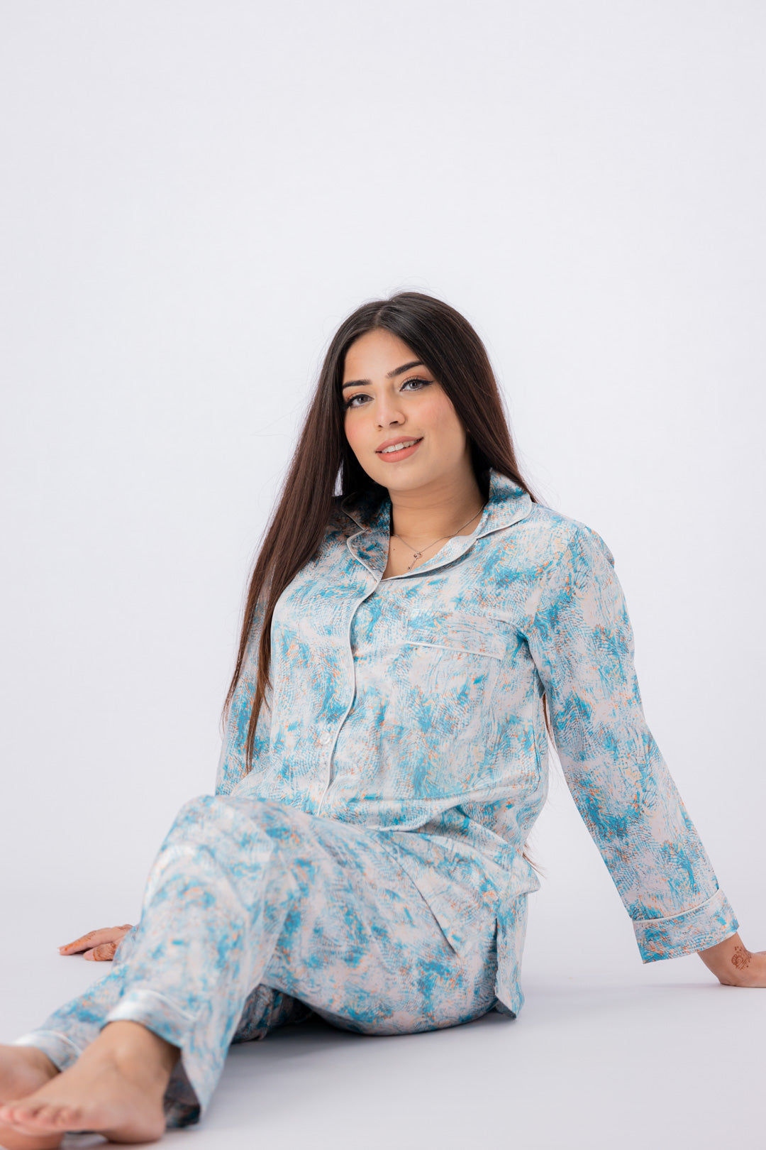 g&g - Women's Short-sleeve Silk PJ Set