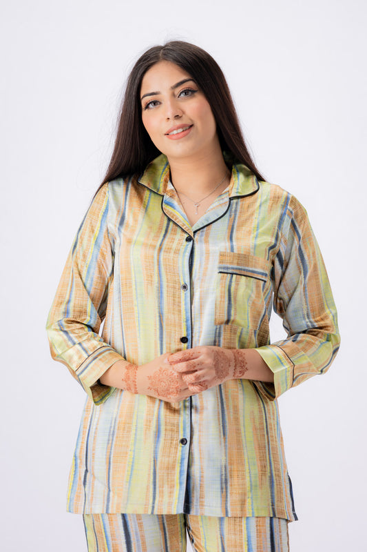 g&g - Women's Short-sleeve Silk PJ Set