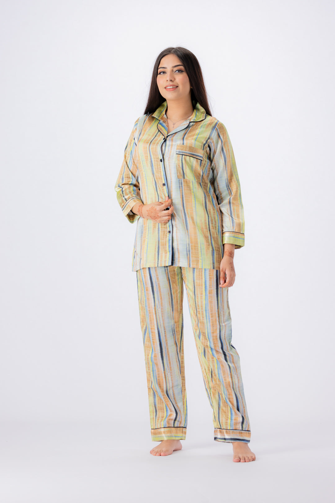 g&g - Women's Short-sleeve Silk PJ Set