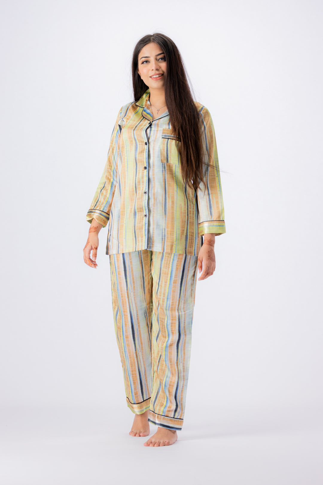 g&g - Women's Short-sleeve Silk PJ Set