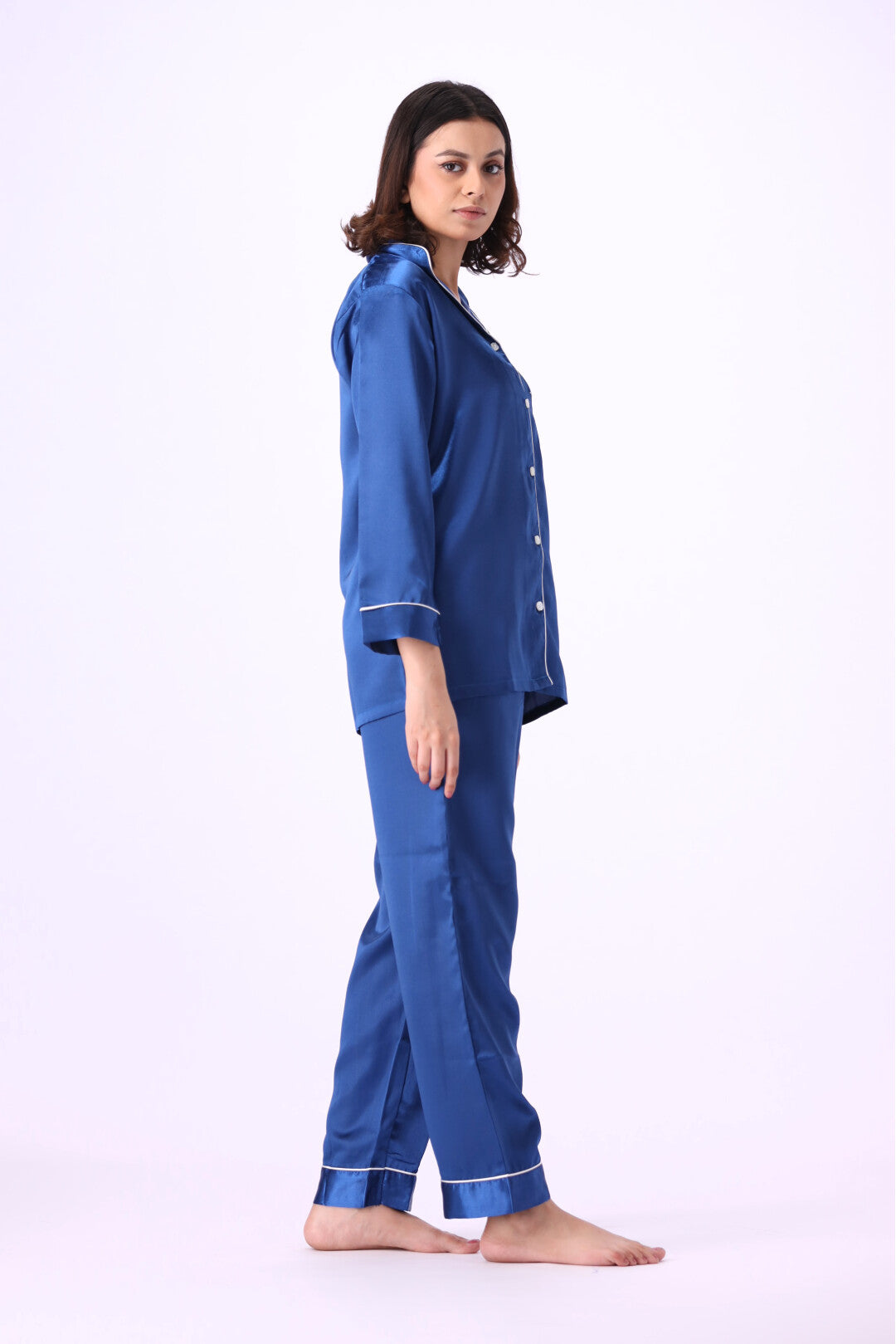 g&g - Silk Satin Plain PJ Set