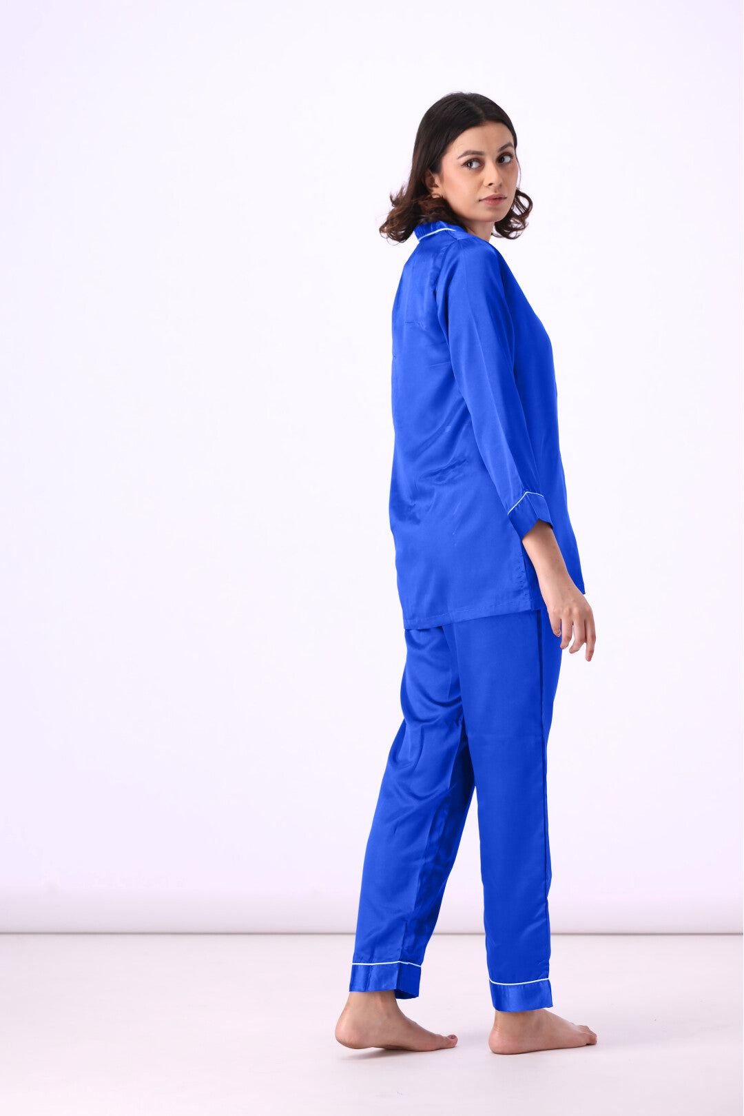 g&g - Silk Satin Plain PJ Set