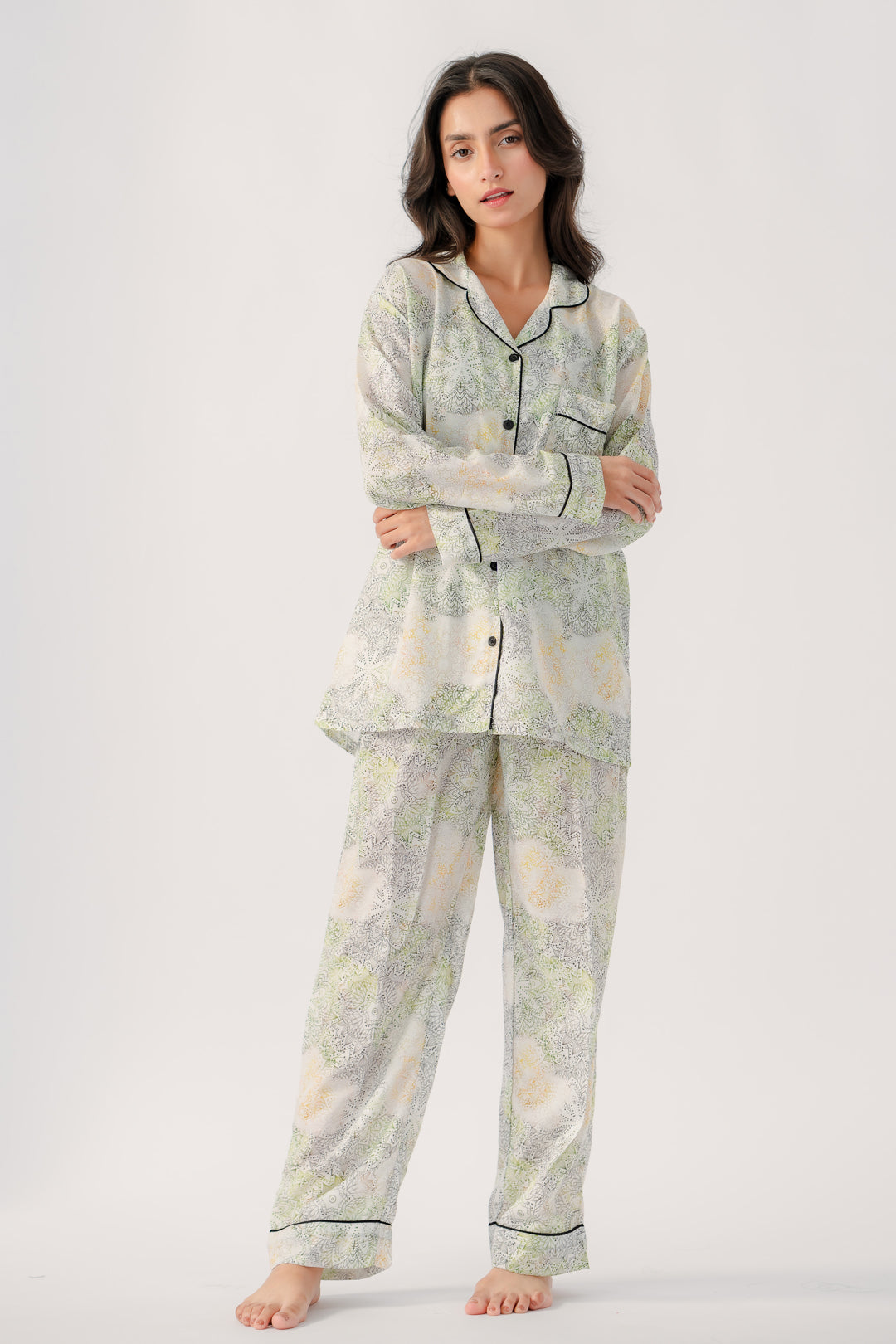 Poly-Rayon PJ Set