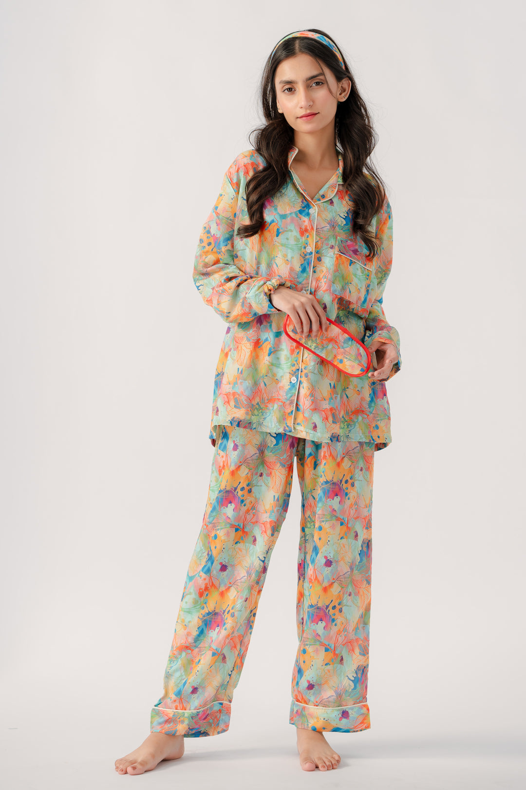 Poly-Rayon PJ Set