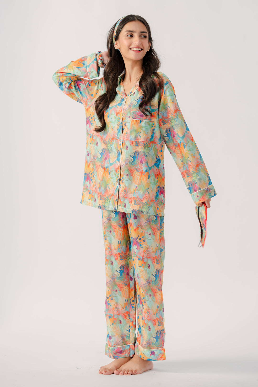 Poly-Rayon PJ Set