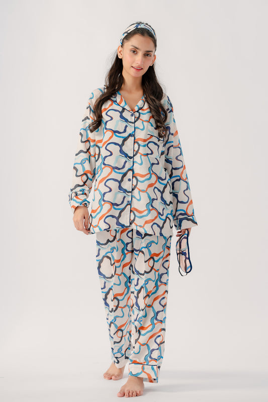 Poly-Rayon PJ Set