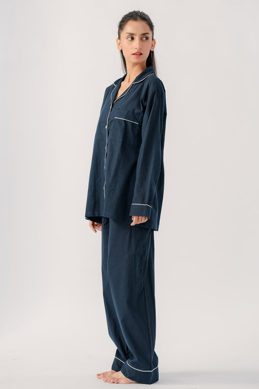 Poly-Rayon Plain PJ Set