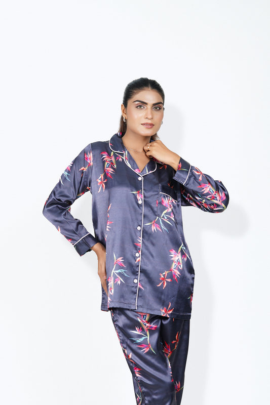 g&g Gleaming Nights 2pc Women Printed Pajama Set Nightdress