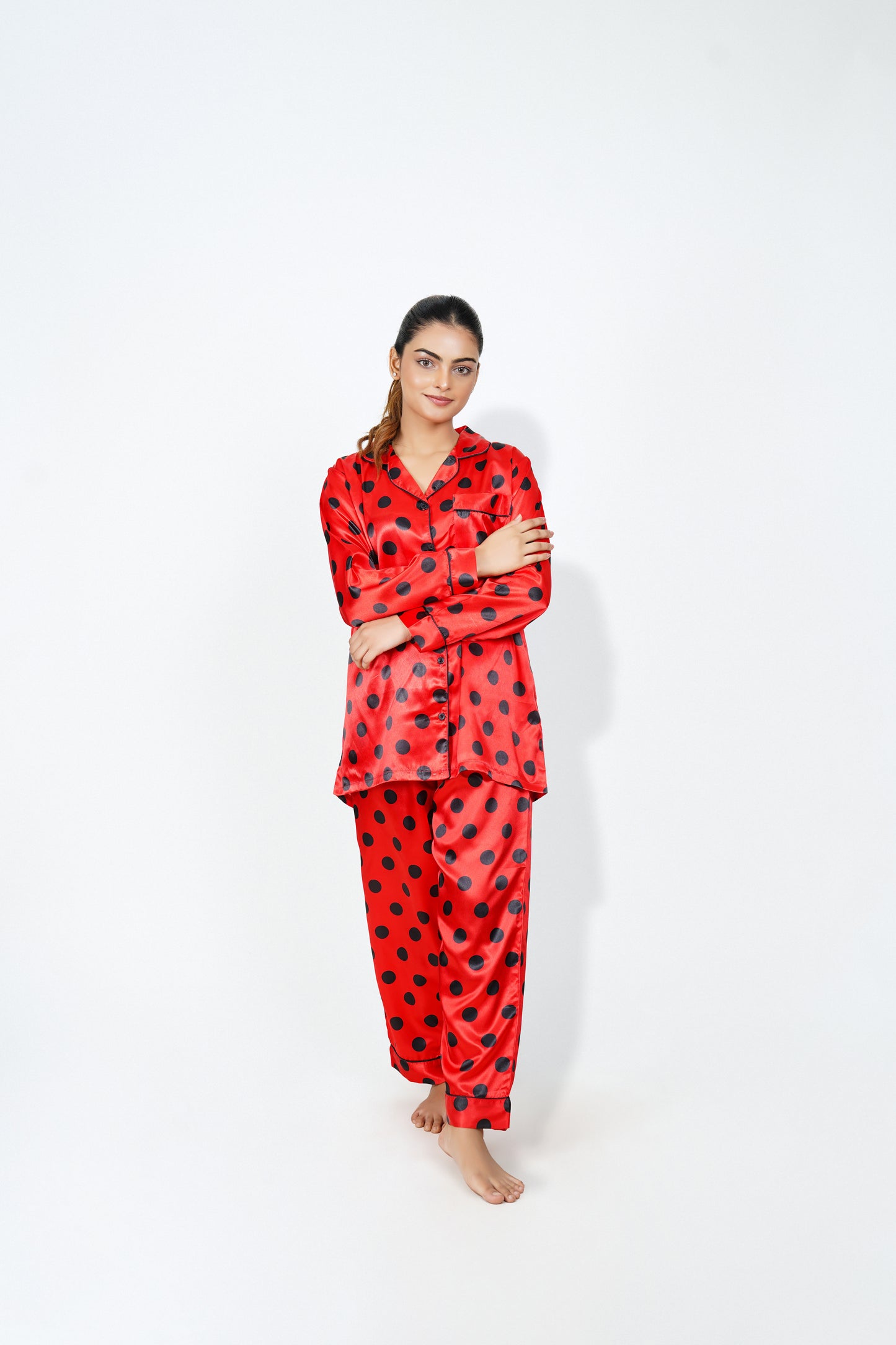 g&g Chic Allure 2pc Women Printed Pajama Set Nightdress
